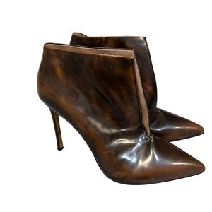 Pour La Victoire Dark Brown Heeled Boots